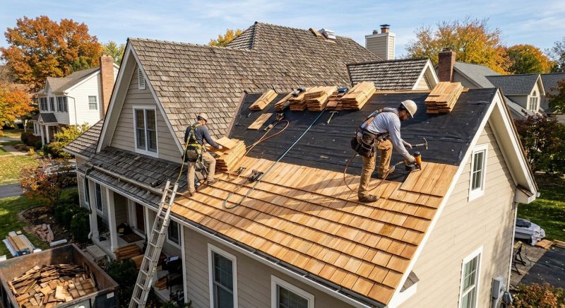 Wood Shake Roof Replacement in Alexandria, VA