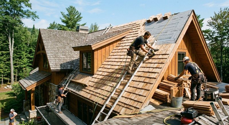Cedar Roof Replacement in Fredericksburg, VA