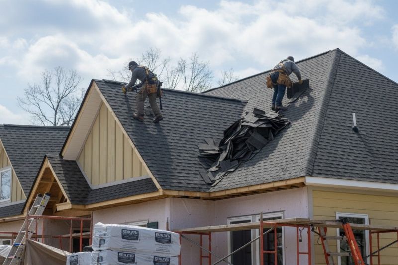 Damaged Roof Replacement in Alexandria, VA