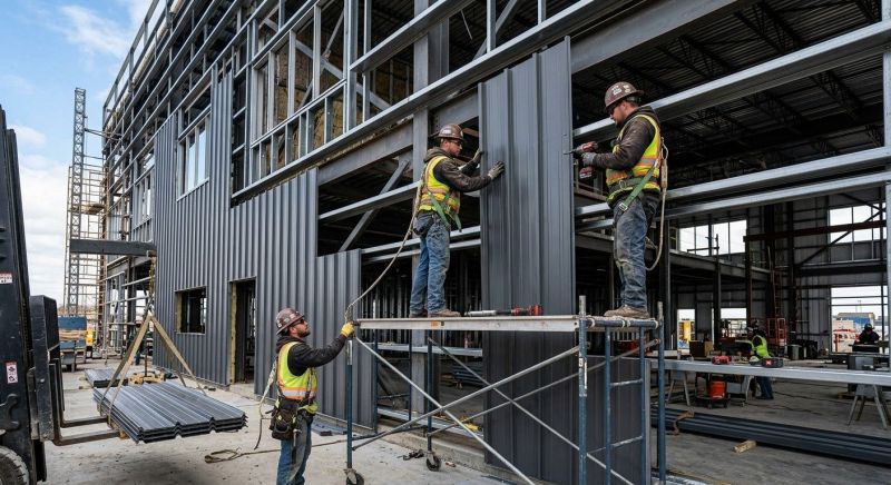 Steel Cladding Installation in Stamford, CT
